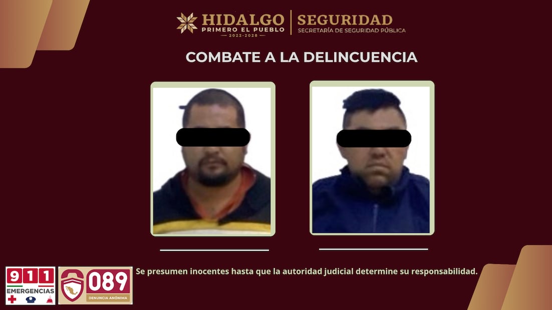 Operativo en Epazoyucan deja dos detenidos y más de 4 mil litros de hidrocarburo asegurado | Fotos: SSPH
