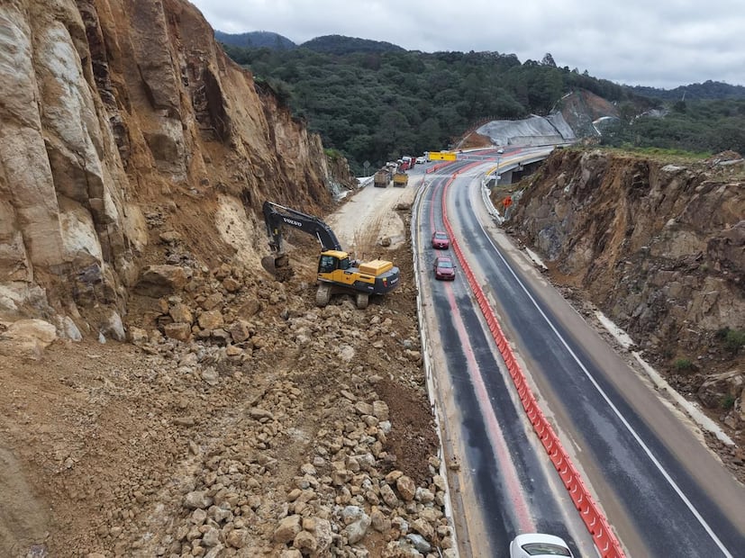 Refuerzan medidas de seguridad en la autopista Real del Monte–Huasca por temporada de lluvias | Foto: especial
