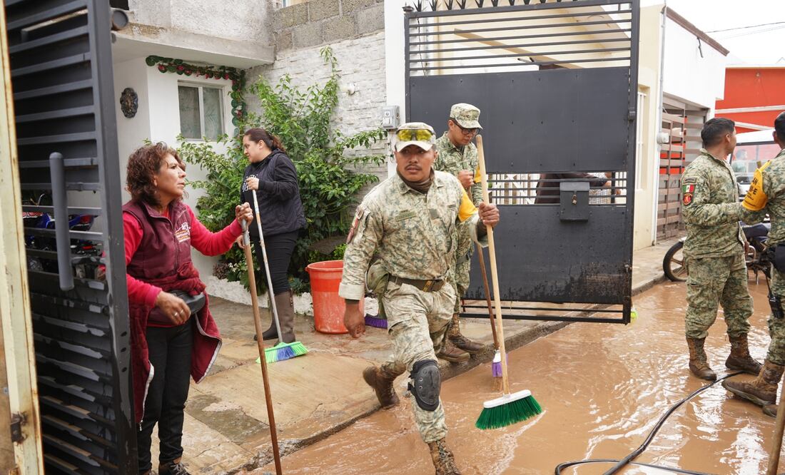 Lluvias intensas afectan a ocho municipios de Hidalgo; deslaves, desbordamientos e inundaciones | Foto: especial