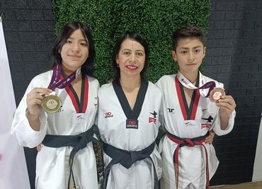 Medalla de oro y bronce ganan dos tulancinguenses en la disciplina de taekwondo