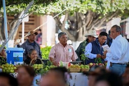Más de 50 productores participan en la Feria Regional de la Fruta en Ixmiquilpan
