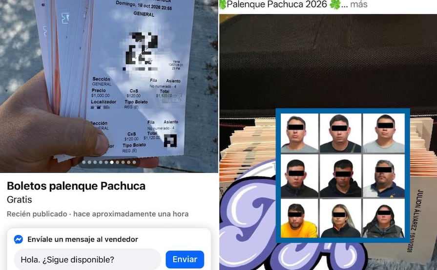 Así operaba la banda de falsificadores de boletos para el Palenque de la Feria de Pachuca 2026