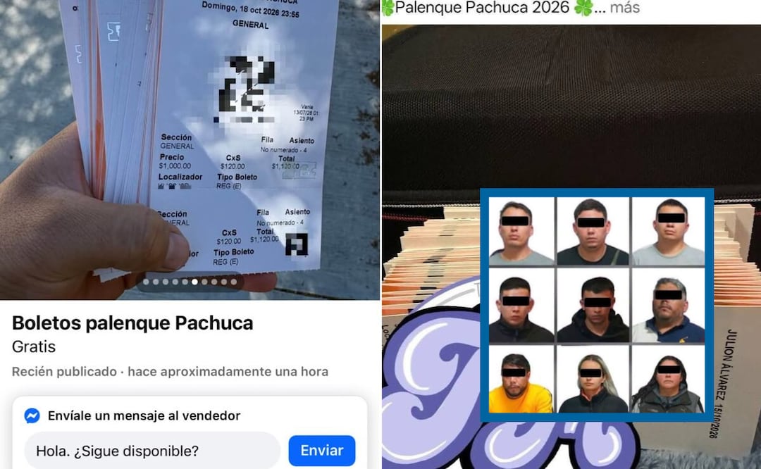 Detienen a falsificadores de boletos para el Palenque de la Feria de Pachuca 2025 I Foto:Especial
