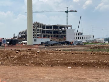 Construcción del Hospital del IMSS de Tula presenta avance del 60%