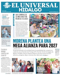Portada El Universal Hidalgo 28/8/26