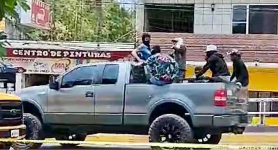 Encapuchados en Huejutla