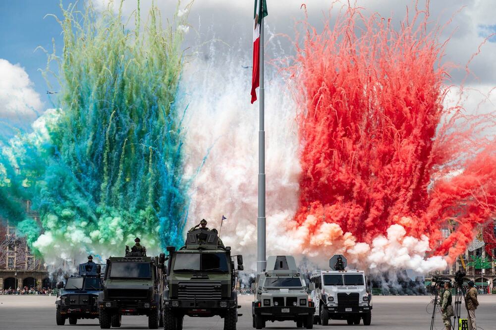 Desfile militar  I Foto: @GobiernoMX