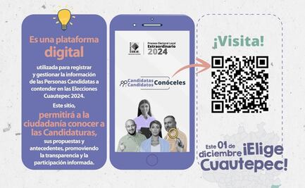 Plataforma del IEEH para conocer a candidatos en Cuautepec tiene poca interacción