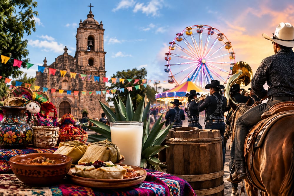 ¡Acayuca está de fiesta! Imagen generada con IA