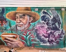¡Del Mezquital a Chile! Mural hidalguense conquista festival internacional de graffiti