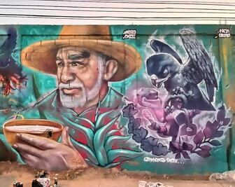 ¡Del Mezquital a Chile! Mural hidalguense conquista festival internacional de graffiti