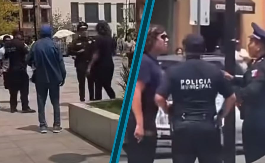 Mujer trans es detenida tras protagonizar altercado en el centro de Pachuca