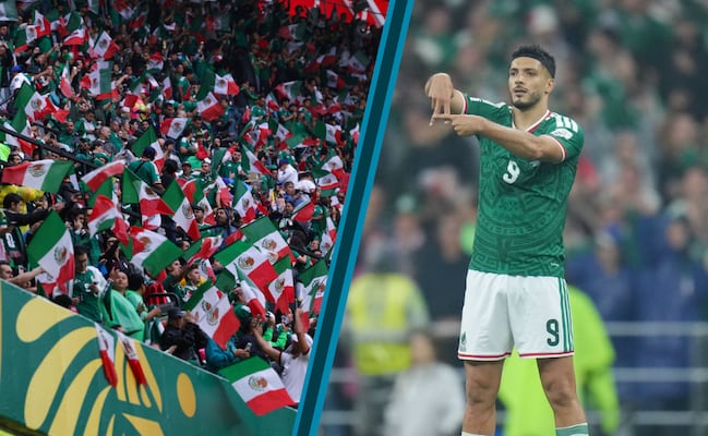 Raúl Jiménez desató la euforia en el Estadio Ciudad de México antes del duelo ante Inglaterra