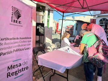 Tres organizaciones avanzan para constituirse como partidos políticos locales