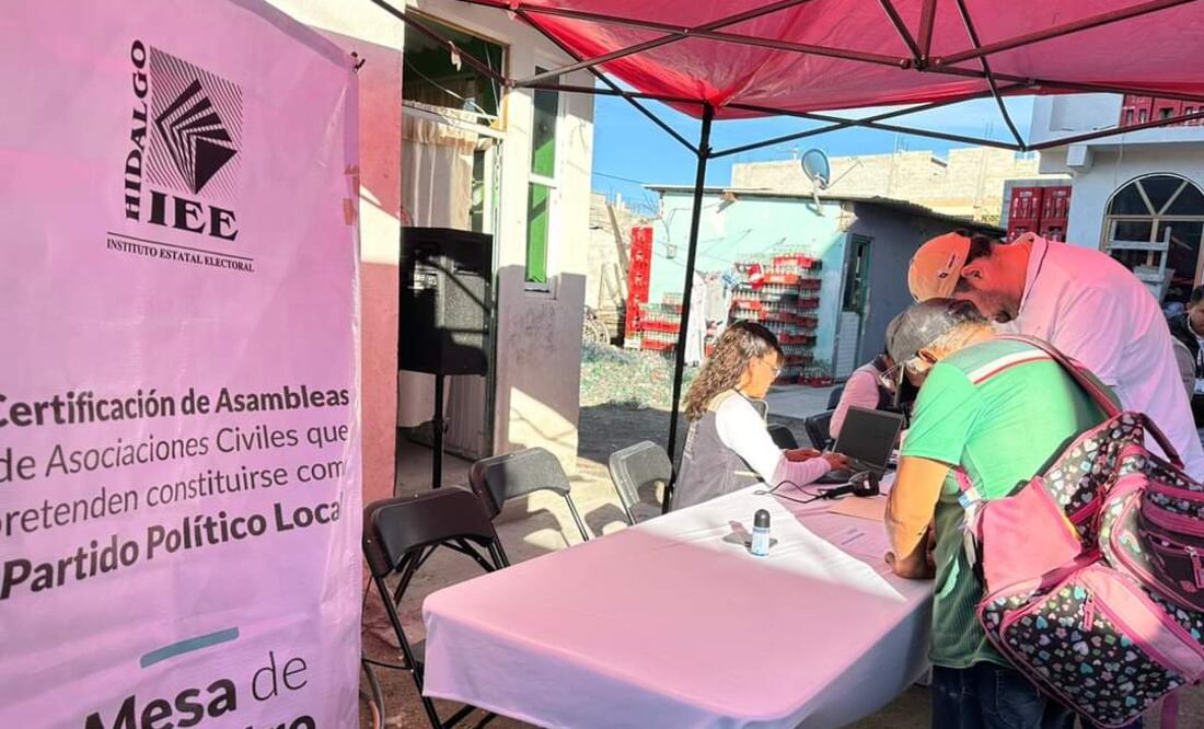 Las Asambleas Municipales se realizan con la vigilancia del Instituto Estatal Electoral de Hidalgo (IEEH) en lo menos 12 de los 18 Distritos Electorales y en 56 de los 84 municipios cuando menos. Foto: Especial