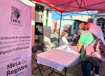 Tres organizaciones avanzan para constituirse como partidos políticos locales