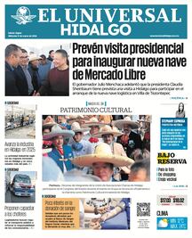 Portada EL Universal Hidalgo 11/3/26