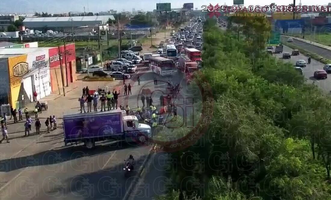 La protesta ocurre en medio de un posible paro nacional | Foto: C5i