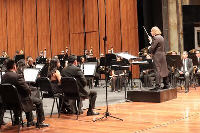 Banda Sinfónica de Hidalgo celebra 125 años con lleno total en Bellas Artes
