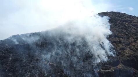 El incendio en San Salvador afectó alrededor de 15 hectáreas