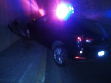 Accidente en el túnel de la vía Colosio