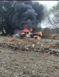 Refuerzan vigilancia en región de Tula tras reporte de vehículos incendiados