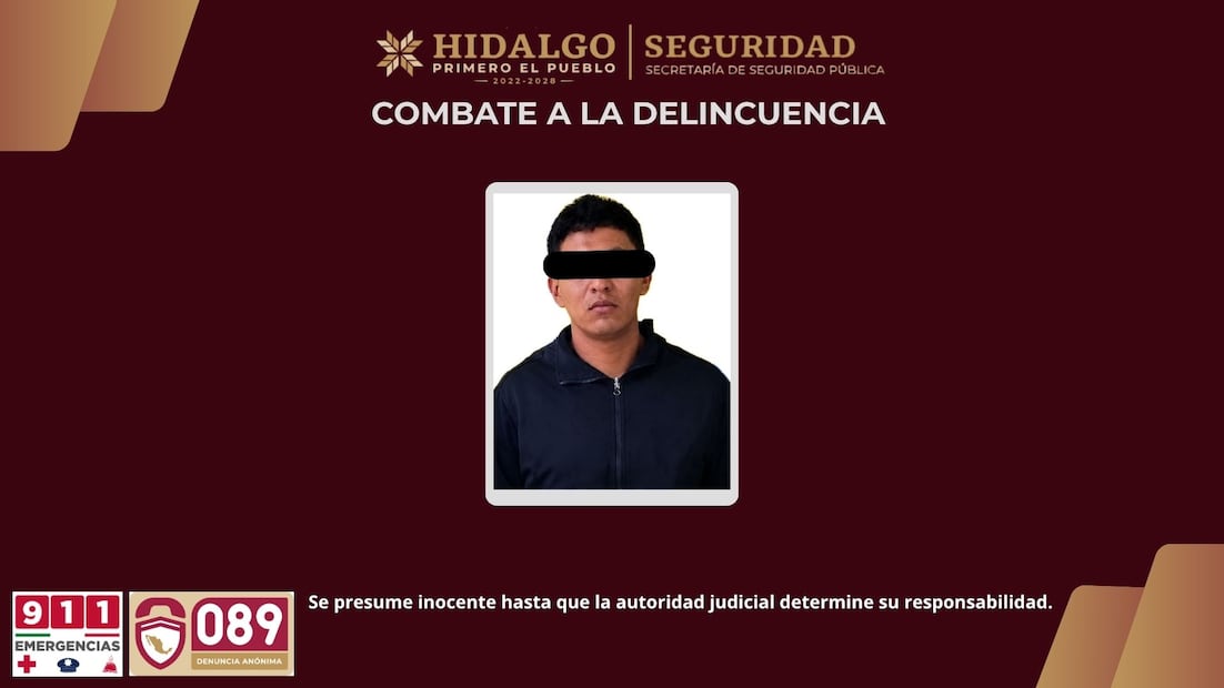 Aseguran camioneta con 225 litros de combustible presuntamente ilegal en Tezontepec de Aldama | Foto: SSPH