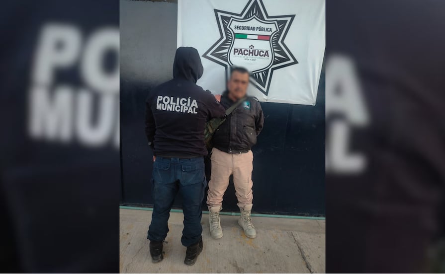 Sorprenden a presunto ladrón dentro de una notaría en Pachuca; investigan si está ligado a otros robos