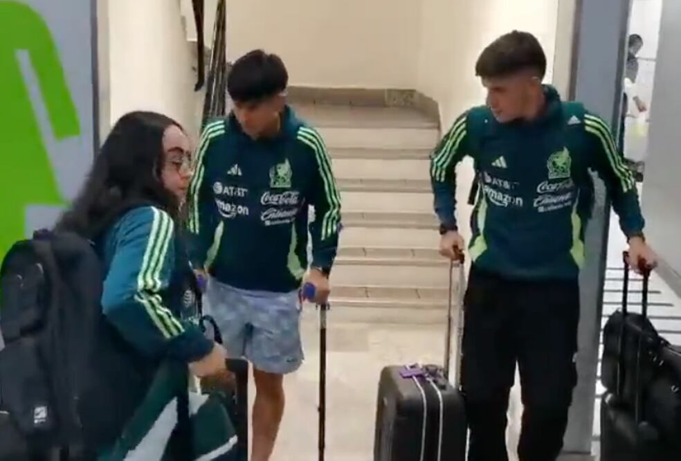 Alexei Domínguez en muletas se perderá el resto del torneo I Foto: Especial