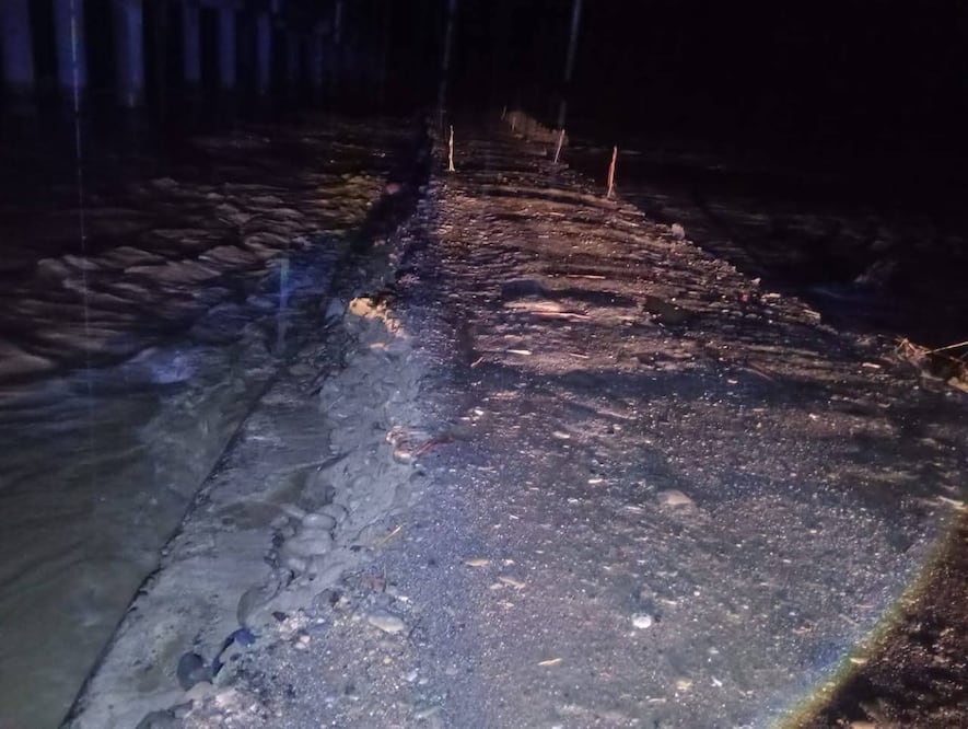 El caudal de los ríos en la Huasteca hidalguense subió debido a las recientes lluvia I foto: Especial