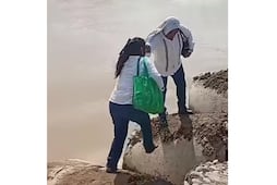 Habitantes de Huautla afrontan peligros para cruzar el río Calabozo