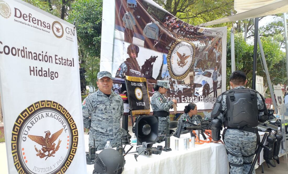 Durante la jornada inicial en Tulancingo, se recibieron al menos cuatro armas de fuego para su destrucción | Foto: Grisel Lira