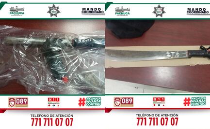 Policía de Pachuca detiene a menor de edad por portación de arma