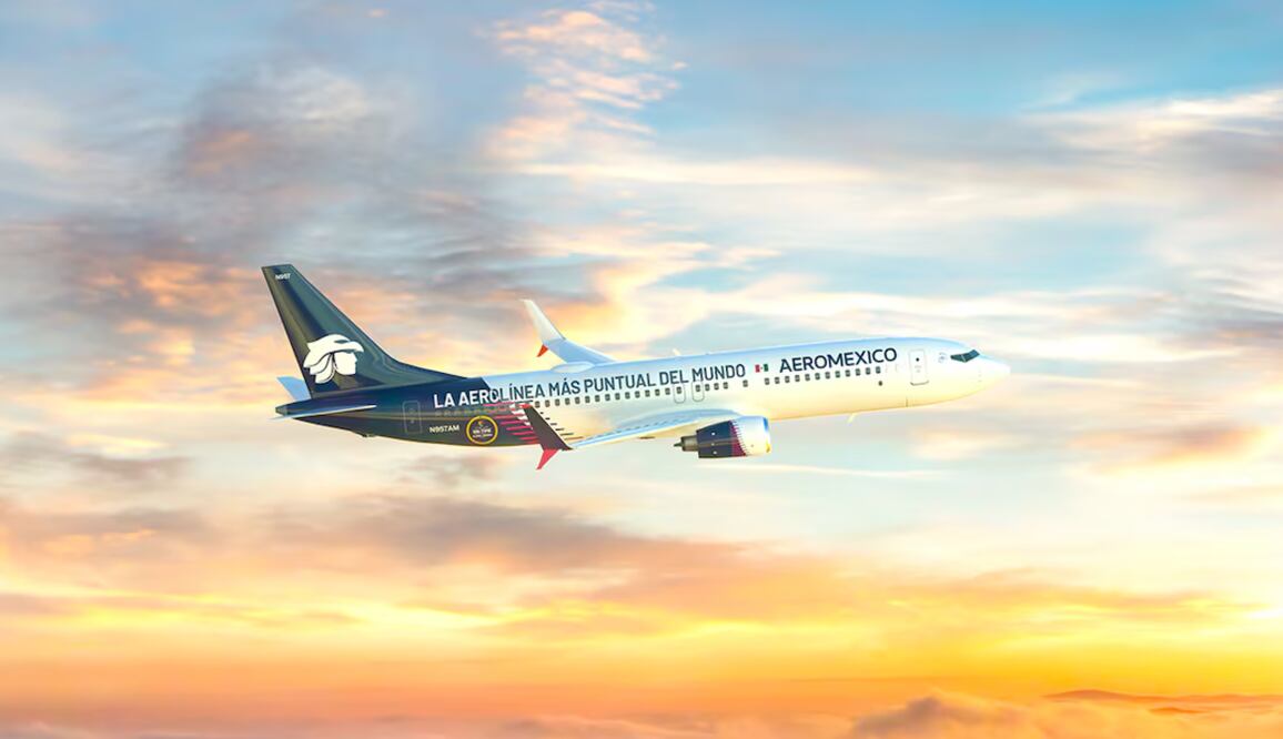 Aeroméxico destacó sobre otras aerolíneas como Saudia y Delta Air Lines. Foto: Cortesía