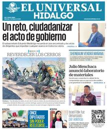 Portada El Universal Hidalgo 070224