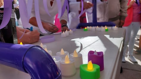 Encienden velas en el PJF; exigen resoluciones con perspectiva de género