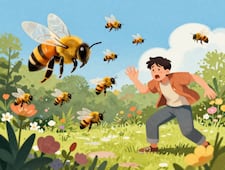 Abejas atacan a estudiantes en Alfajayucan