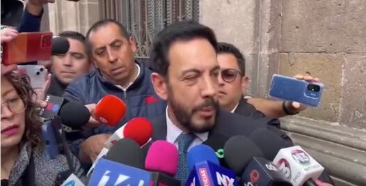 Omar Fayad asiste a Palacio Nacional y habla sobre Venezuela