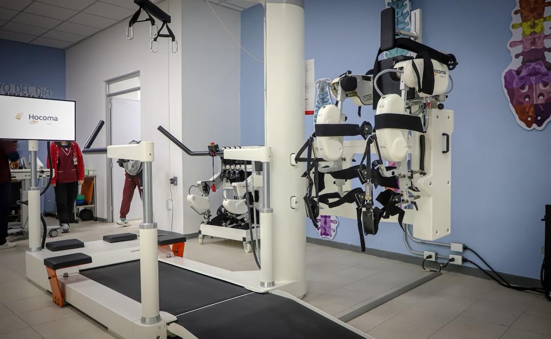 El organismo invirtió 18 millones de pesos en el robot Lokomat para pacientes con enfermedades o lesiones neurológicas I Foto: Especial