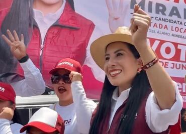 Hilda Miranda inicia campaña en La Providencia