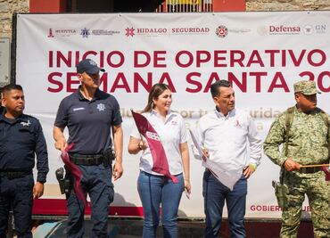 Arranca operativo Semana Santa 2025 en Huejutla con participación de fuerzas de seguridad y auxilio