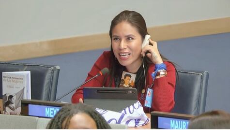 Simey Olvera presenta resultados en materia de género ante ONU 