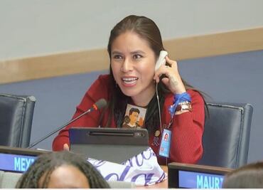 Simey Olvera presenta resultados en materia de género ante ONU