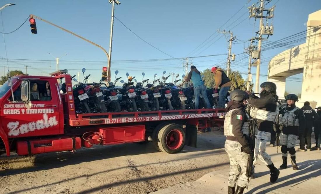 71 motocicletas aseguradas fue el saldo de un operativo realizado el pasado 27 de marzo | Foto: Especial