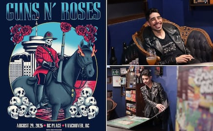Ilustrador hidalguense crea póster oficial para Guns N’ Roses