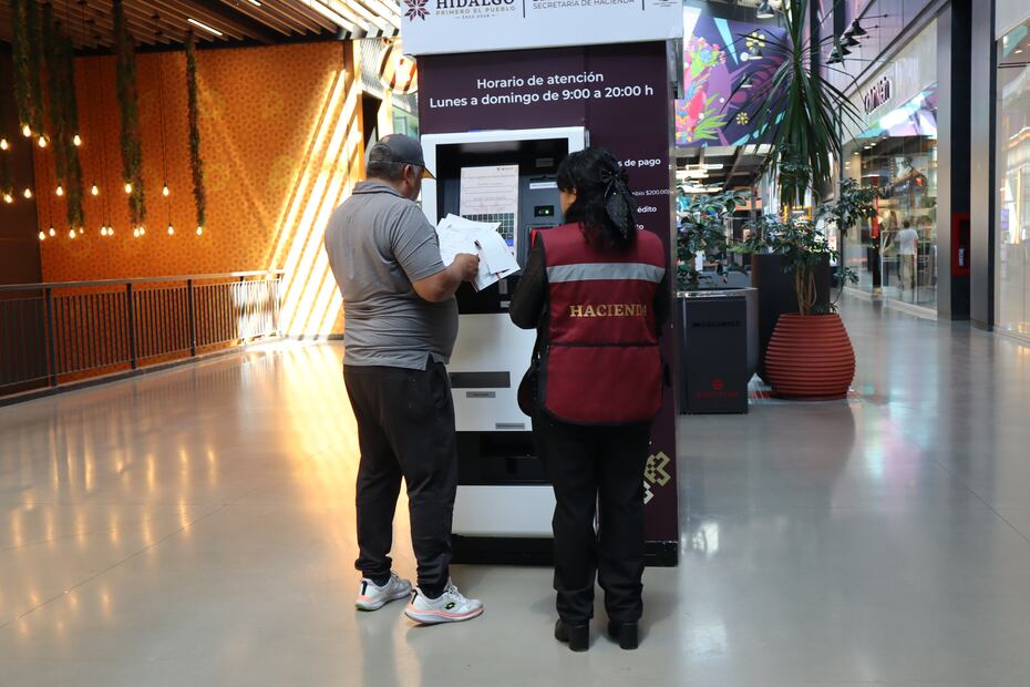 Modernización fiscal en Hidalgo; kioscos de atención al contribuyente facilitan trámites | Foto: Hacienda Hidalgo