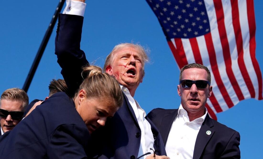 Donald Trump es protegido por el Servicio Secreto luego que intentaron atentar contra su vida.