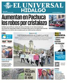 Portada El Universal Hidalgo 19/02/25