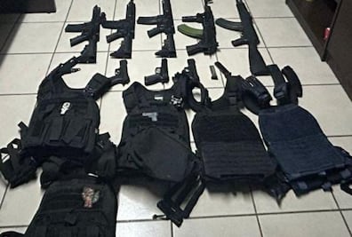 Operativo en Atotonilco de Tula asegura armas y detiene a cuatro presuntos delincuentes