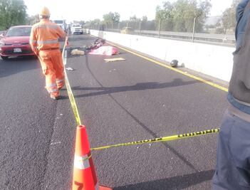 Fallece pareja de motociclistas en la México-Pachuca
